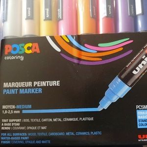 Artist POSCA Paint Marker 16 ct MEDIUM $44 value!!